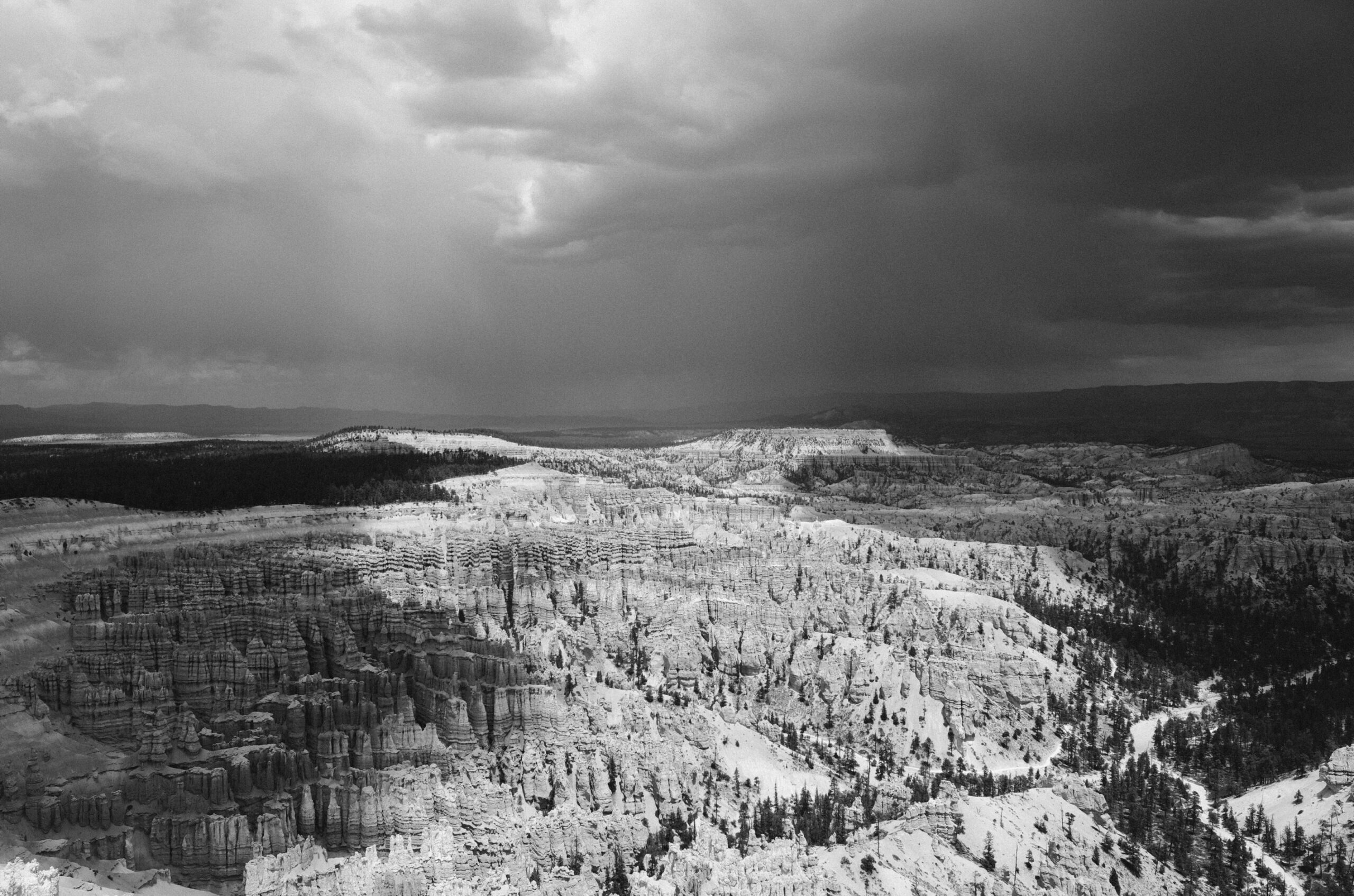 Bryce Canyon National Park, Utah…a black and white perspective !